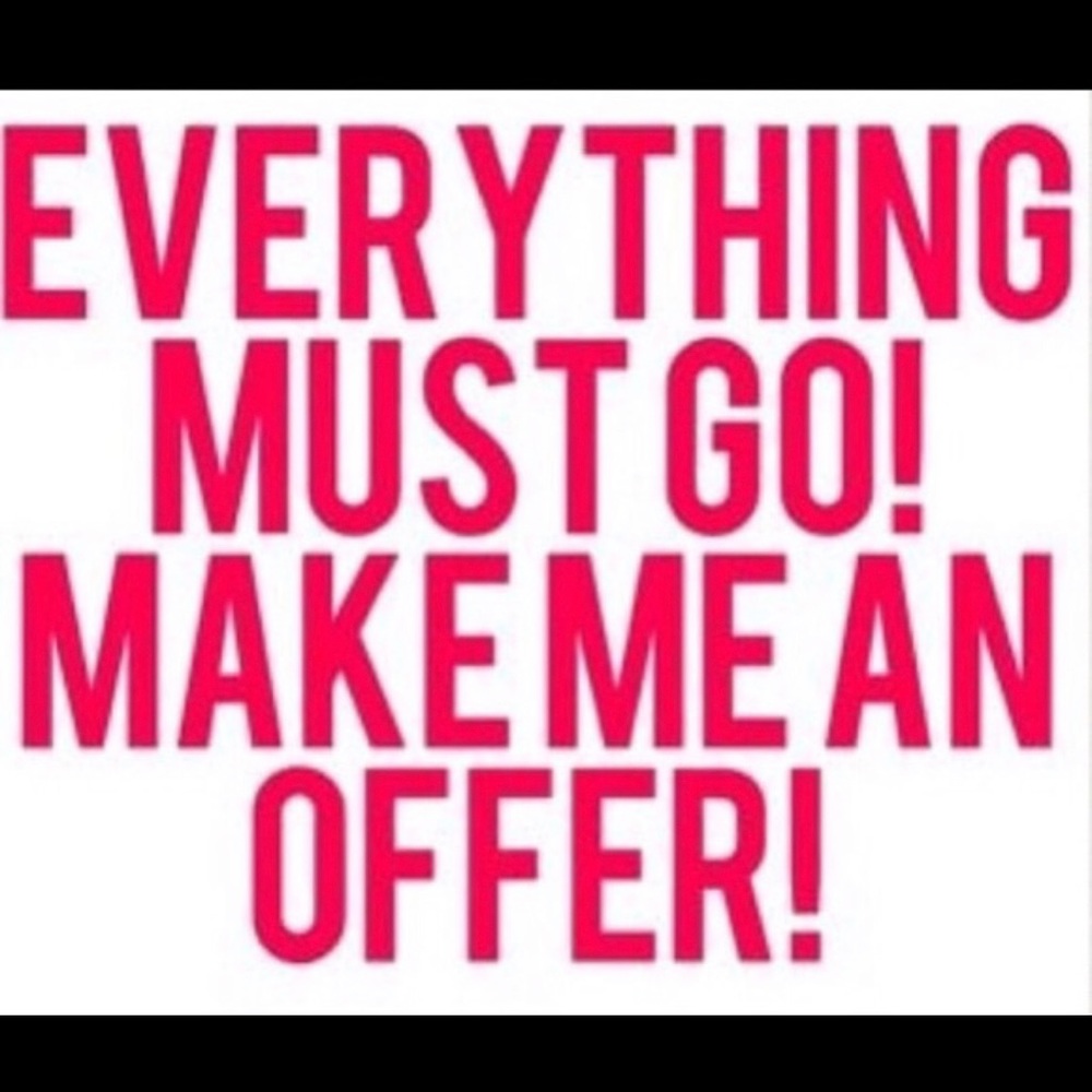 Everything must go